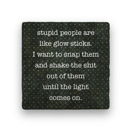 Glow sticks coaster