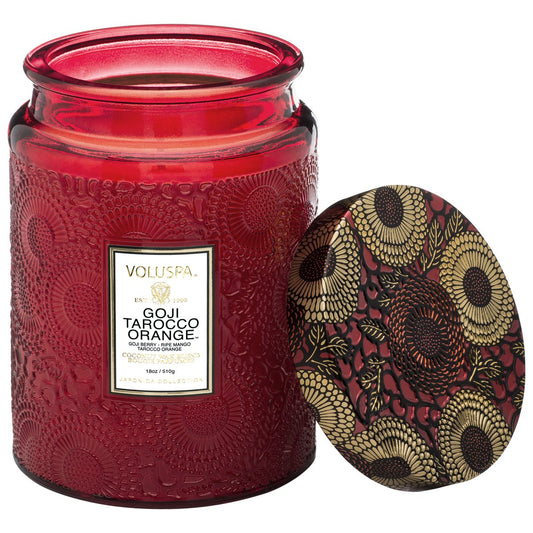 Goji Tarocco Orange large jar candle