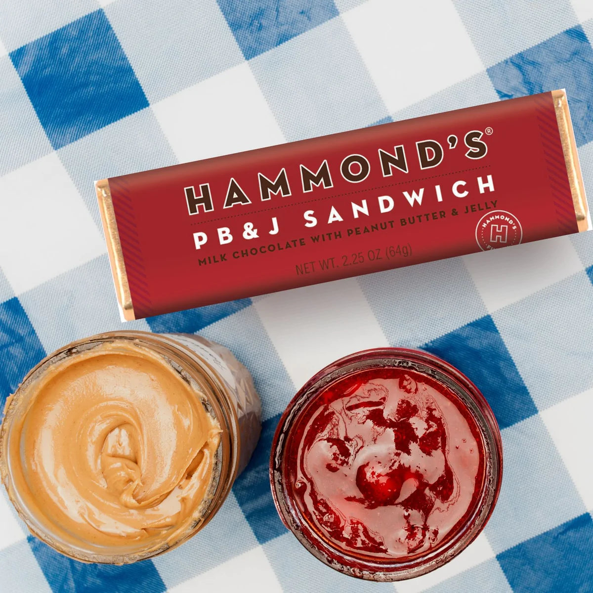 PB&J Sandwich Chocolate Bar