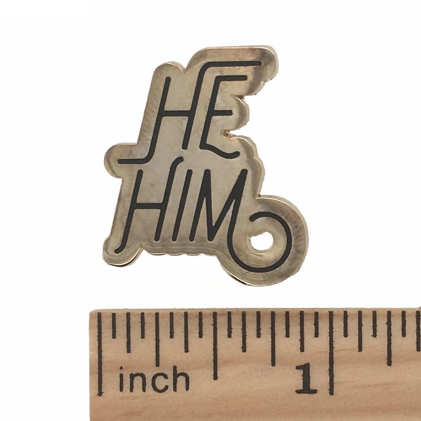 He/Him Pin