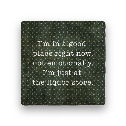 Liquor store coaster