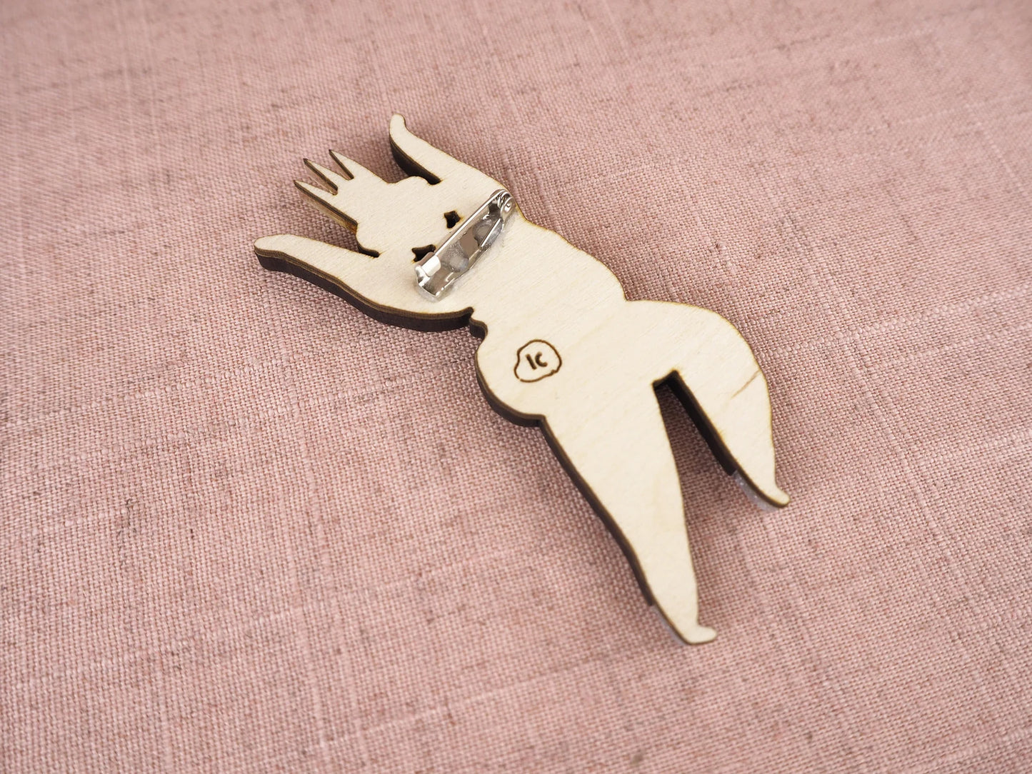 Cherry Naked Dancer Brooch