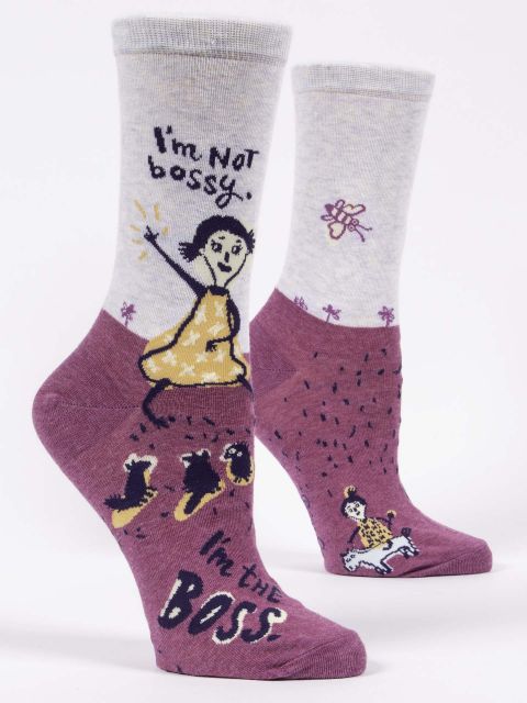 I'm not bossy women's socks