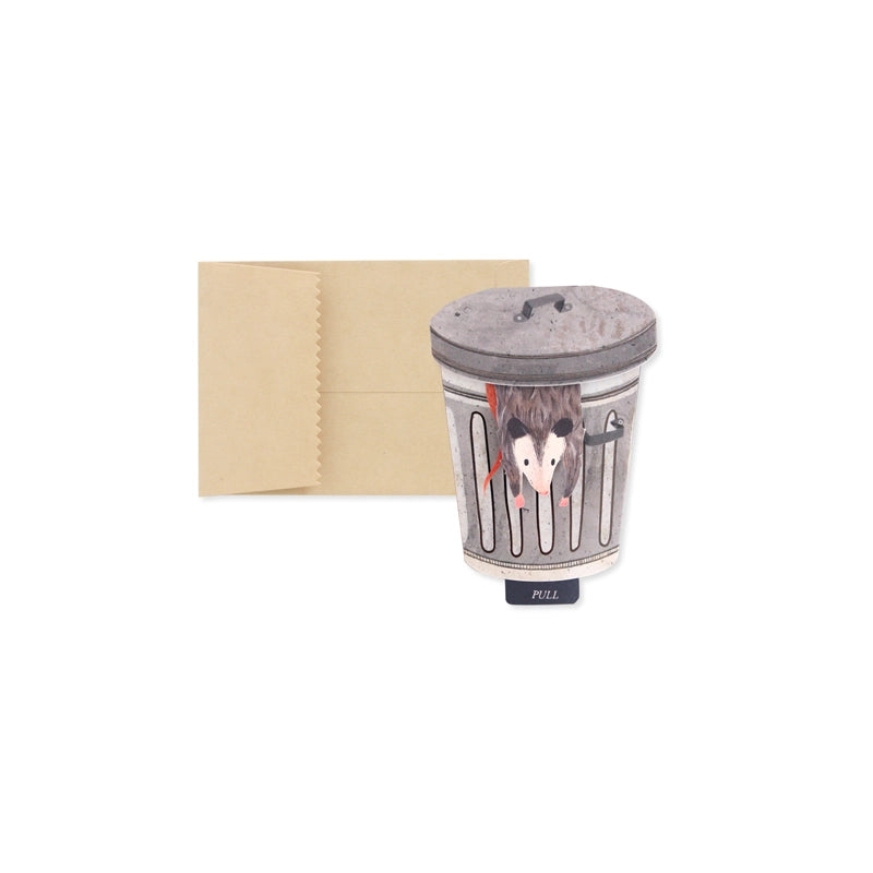 Trash Pop Up Card