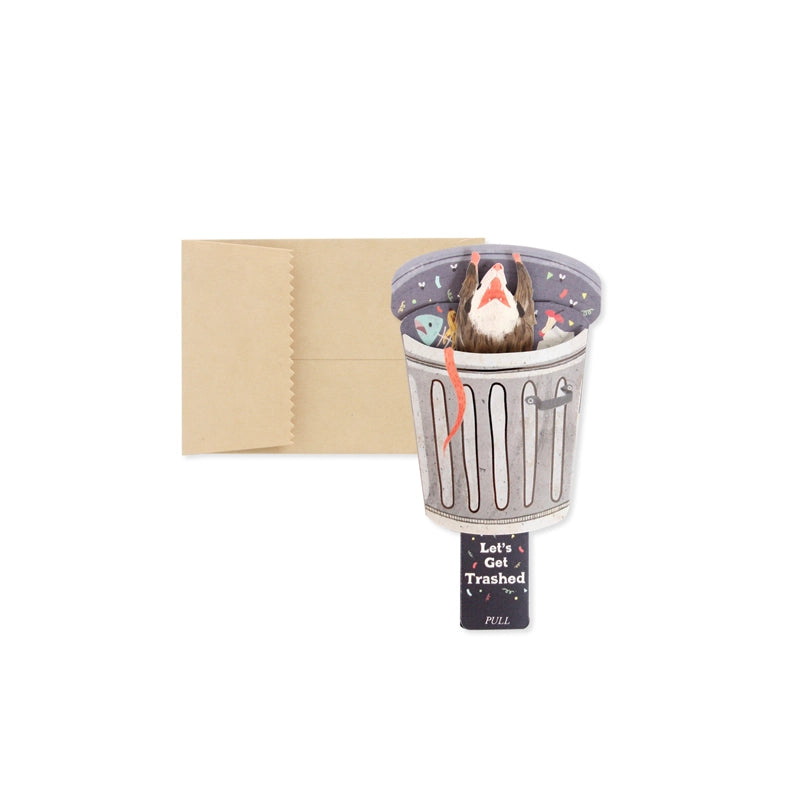 Trash Pop Up Card