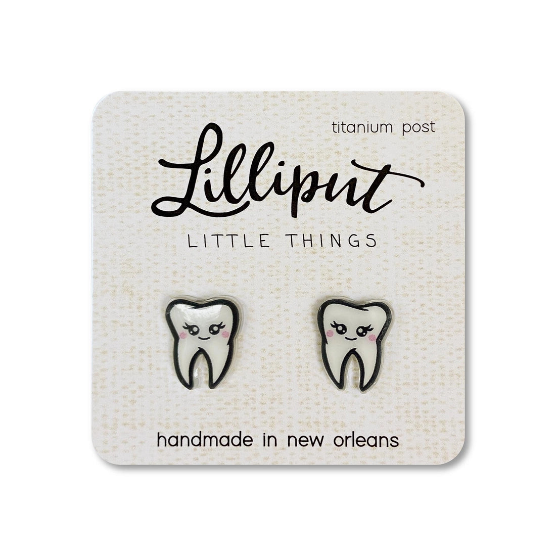 Tooth Earrings