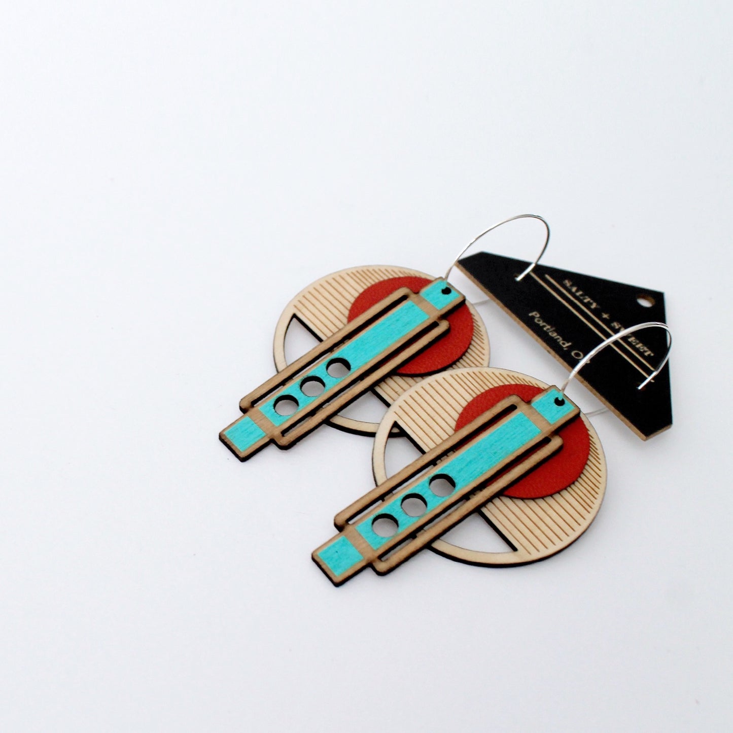 Wright Red Earring