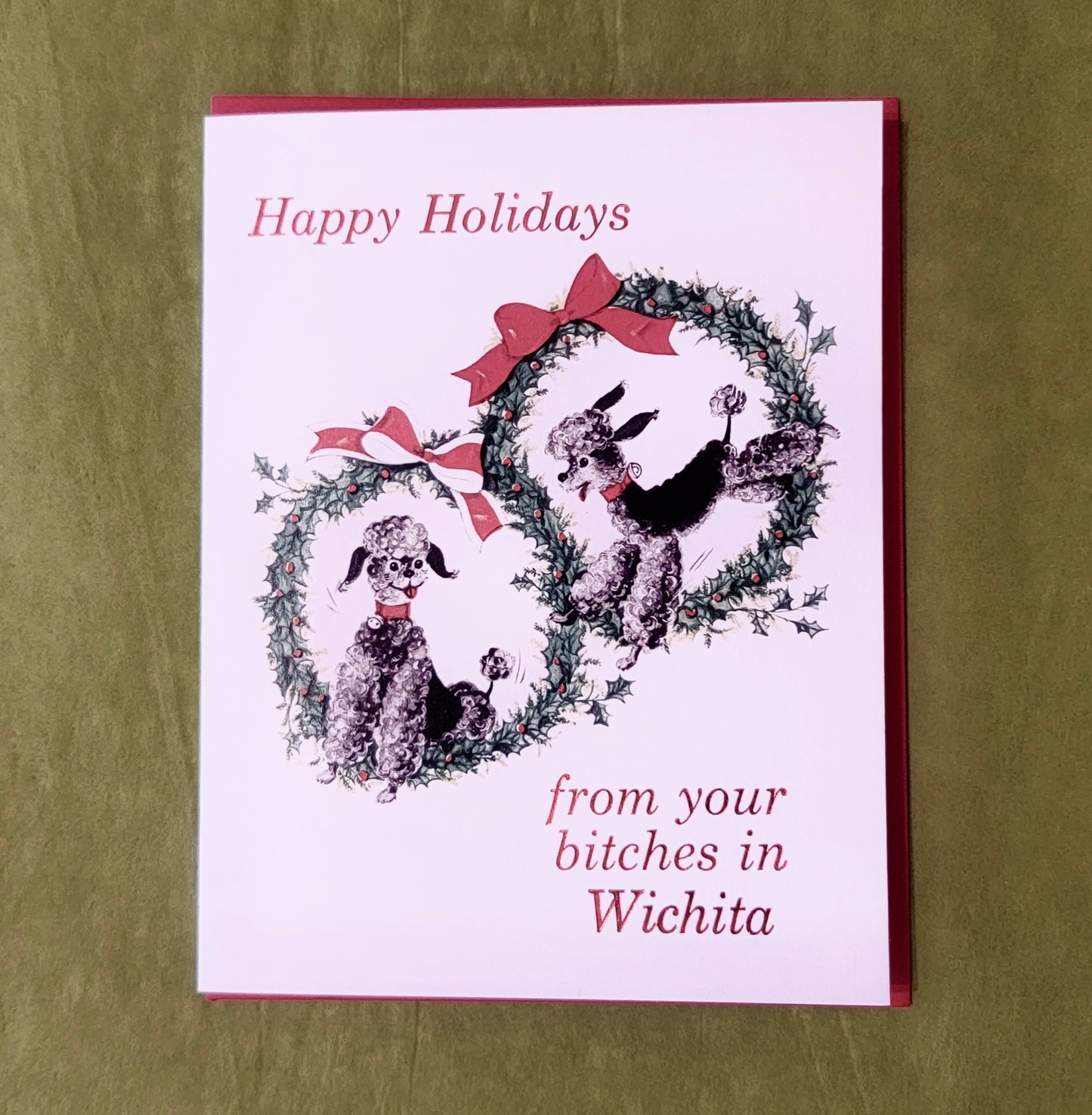 Bitches In Wichita Holiday Card
