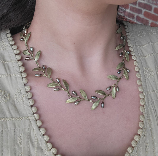 Olive Necklace by Michael Michaud