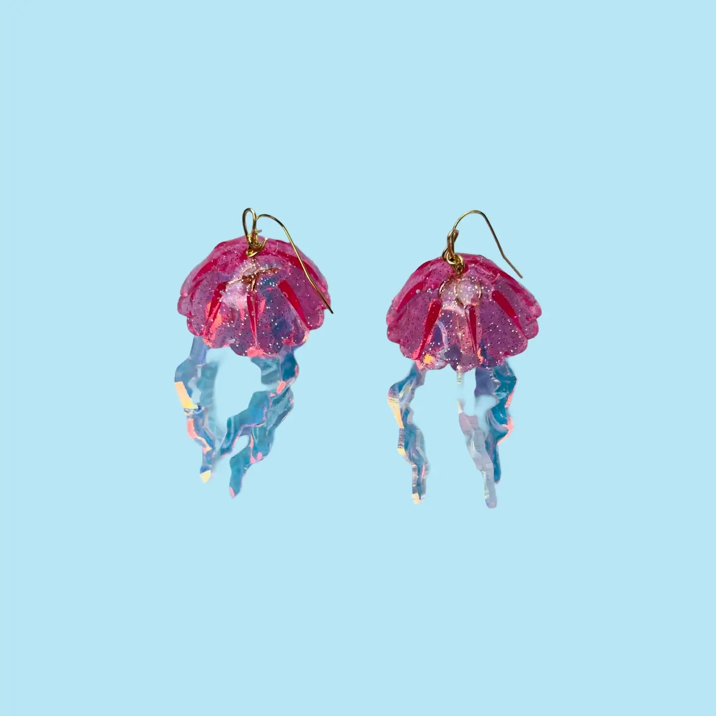 3D Jellyfish Earrings