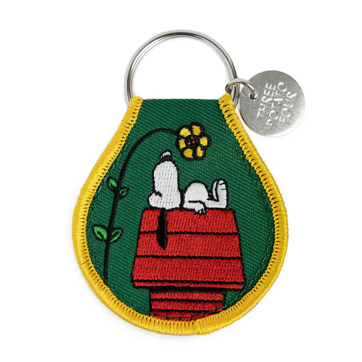 3P4 X Peanuts® - Snoopy Doghouse Flower Patch Keychain