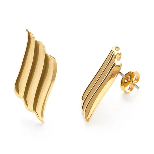 80's Vintage Mold Stud Earrings
