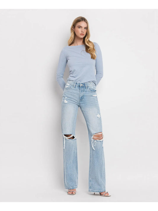 90's Sunny Plains Super High Rise Flare Jeans