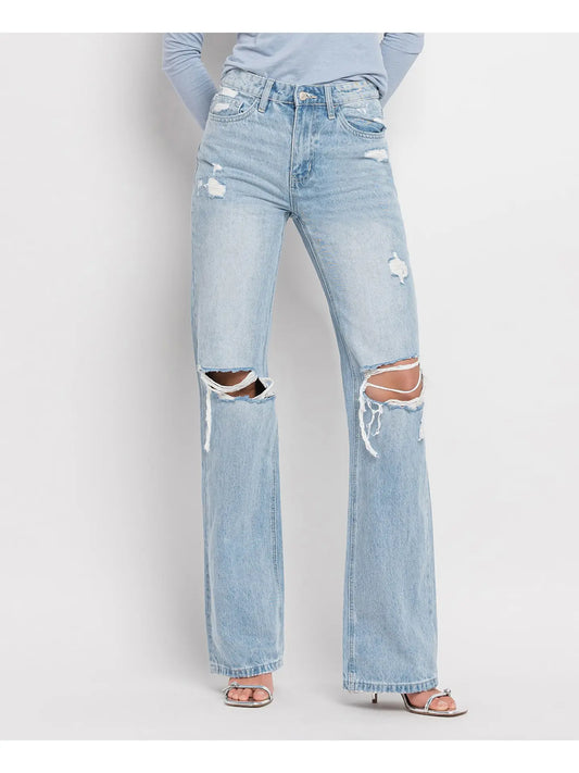 90's Sunny Plains Super High Rise Flare Jeans