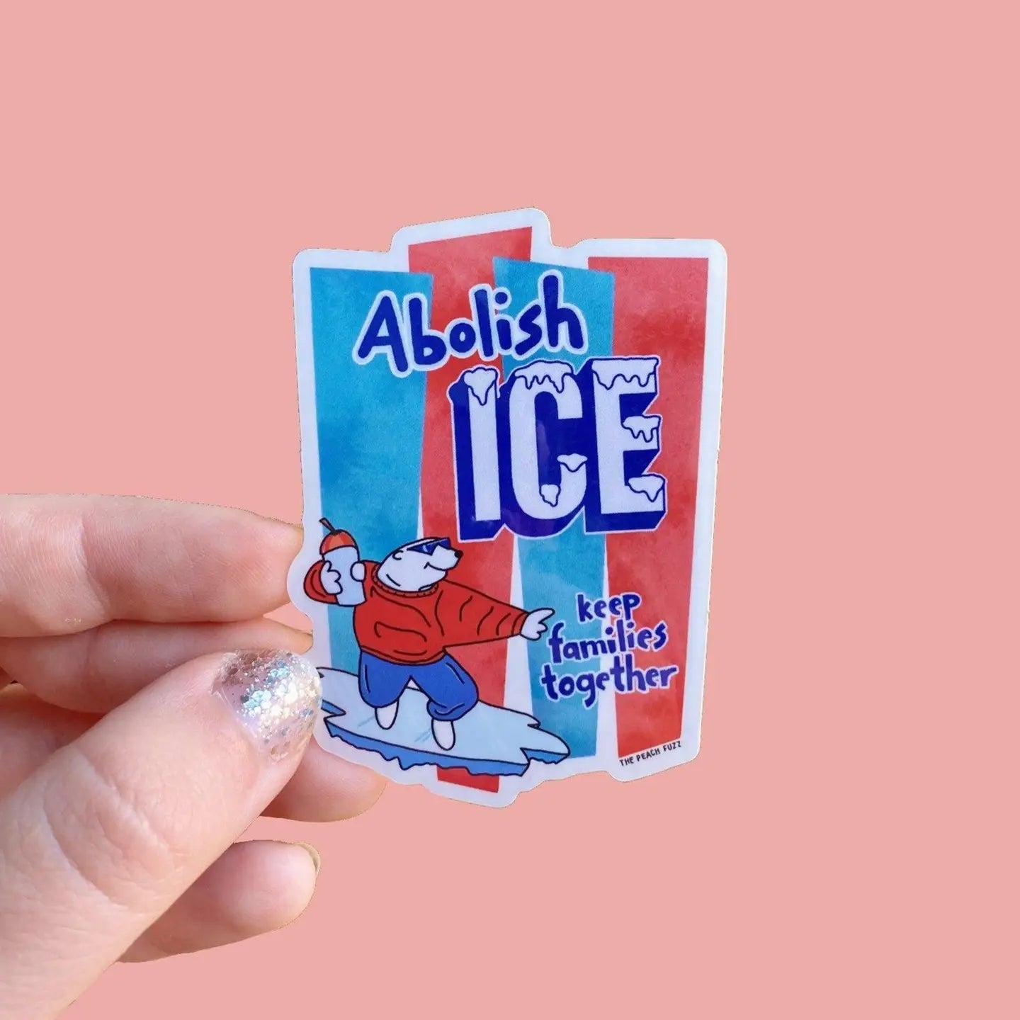 Abolish Ice Sticker