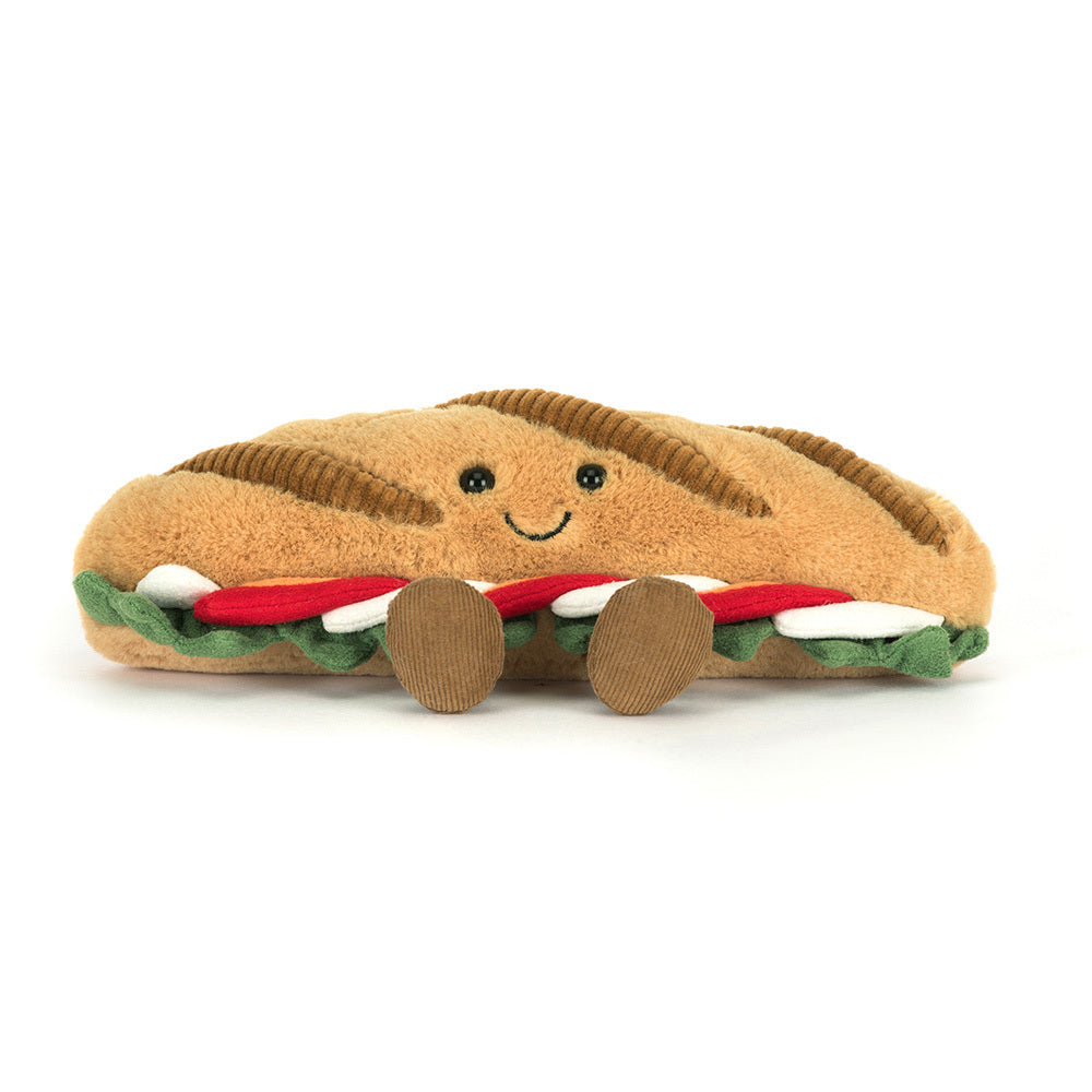 Amuseables Caprese Baguette by Jellycat