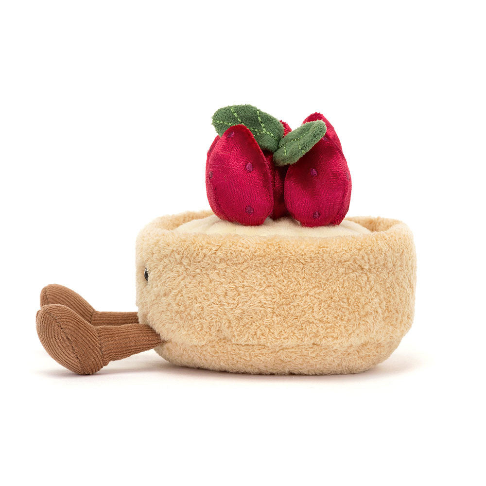 Amuseables Fleurette Tarte Aux Fraises by Jellycat