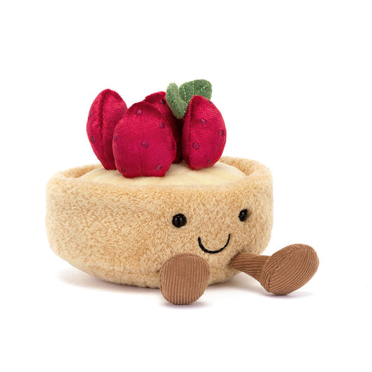 Amuseables Fleurette Tarte Aux Fraises by Jellycat