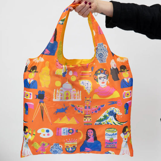 Art History Art Sack By the Printed Peanut - Reusable Tote Bag