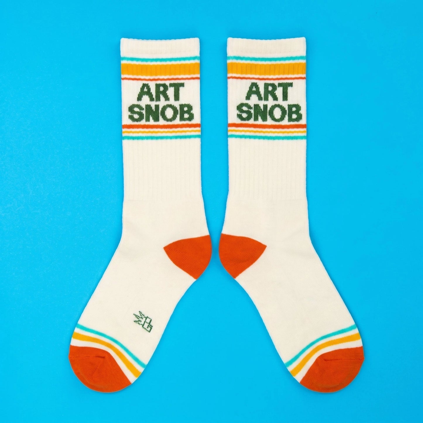 Art Snob Gym Crew Socks