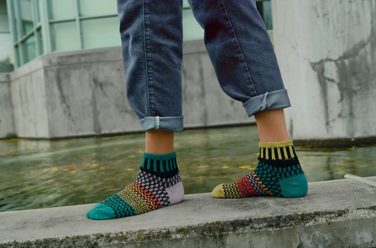Artichoke Quarter Socks by Solmate Socks