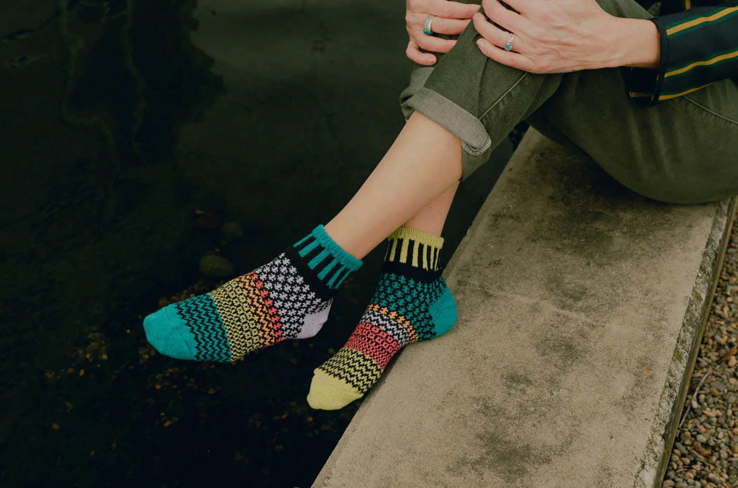 Artichoke Quarter Socks by Solmate Socks