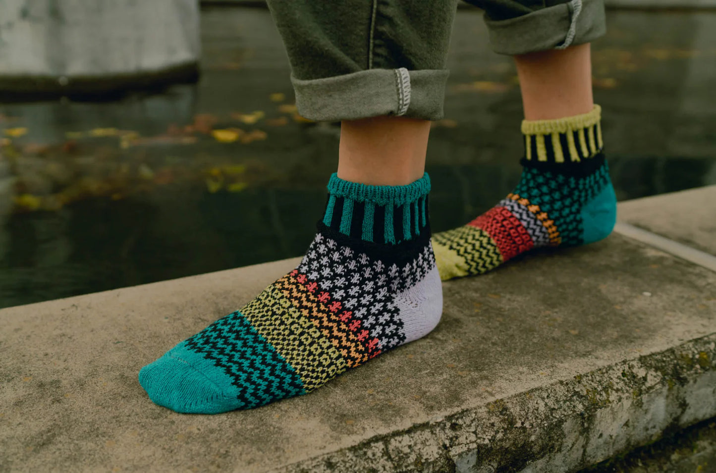 Artichoke Quarter Socks by Solmate Socks