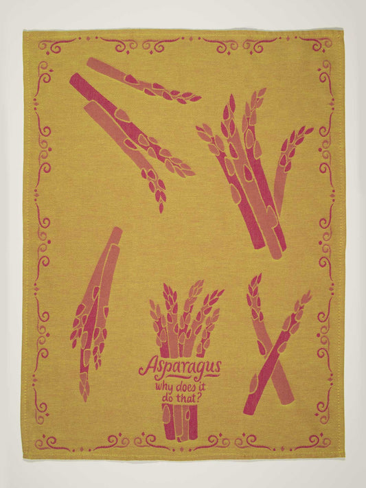 Asparagus. Why Does It Do That? Dish Towel