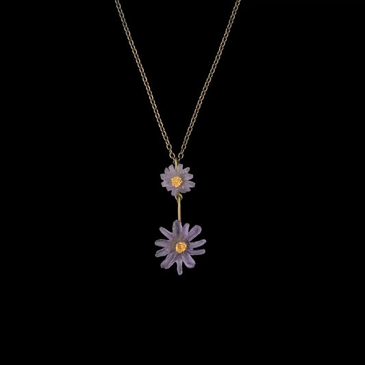 Aster Double Drop Pendant - 16" Adj.