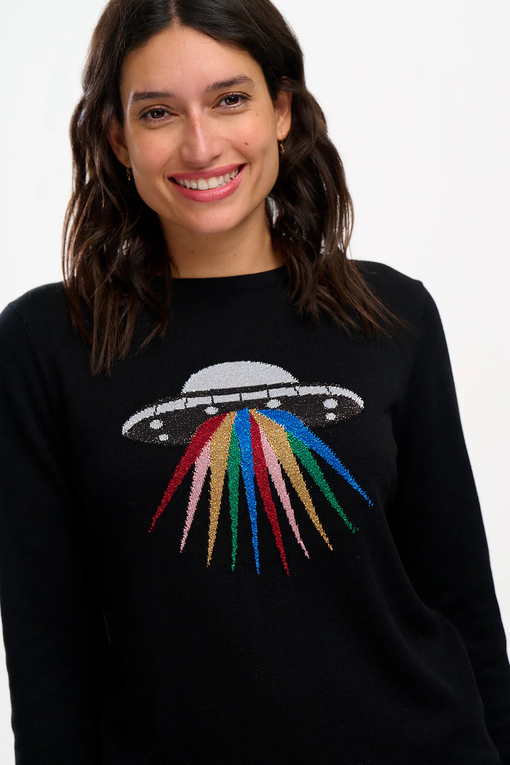 Black Rainbow UFO Astrid Sweater