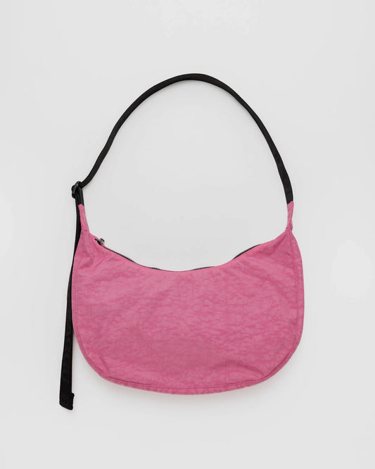 Azalea Pink Medium Crescent Bag