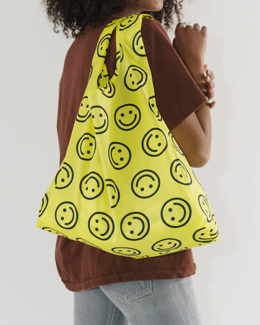 Yellow Happy Standard Baggu Bag