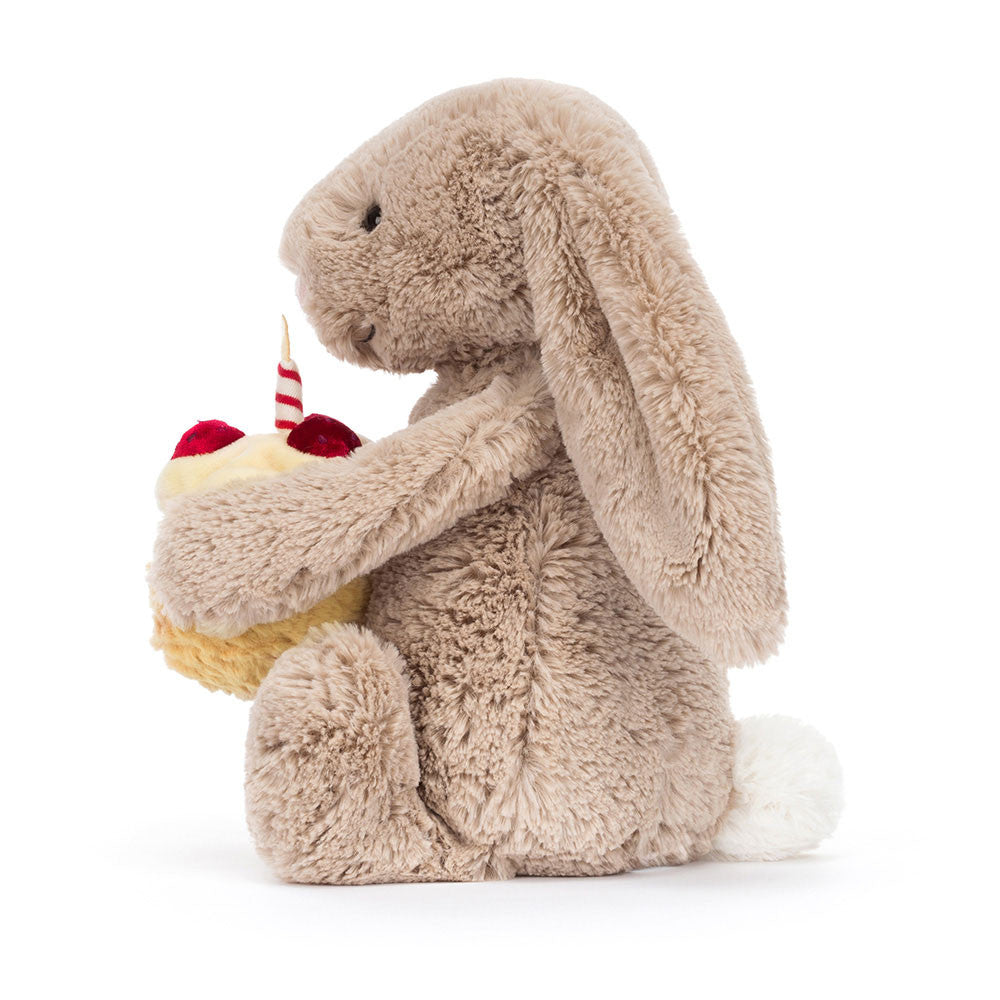 Bashful Beige Bunny 'Birthday' by Jellycat