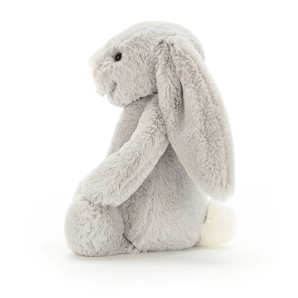 Bashful Silver Bunny Medium by Jellycat