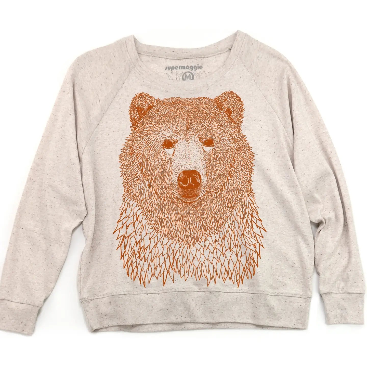 Bear Pia Tri Blend Pullover by Supermaggie