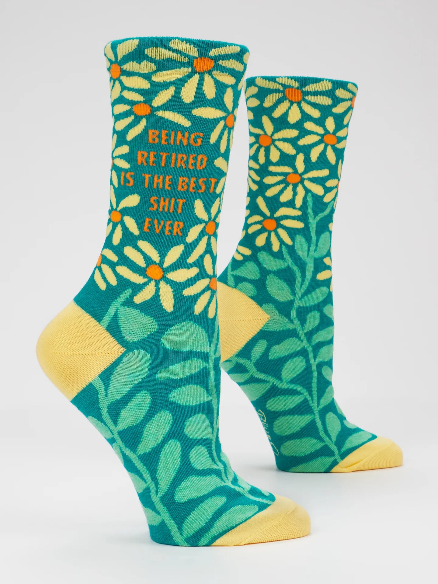 Being Retired Is The Best Shit Ever W-Crew Socks