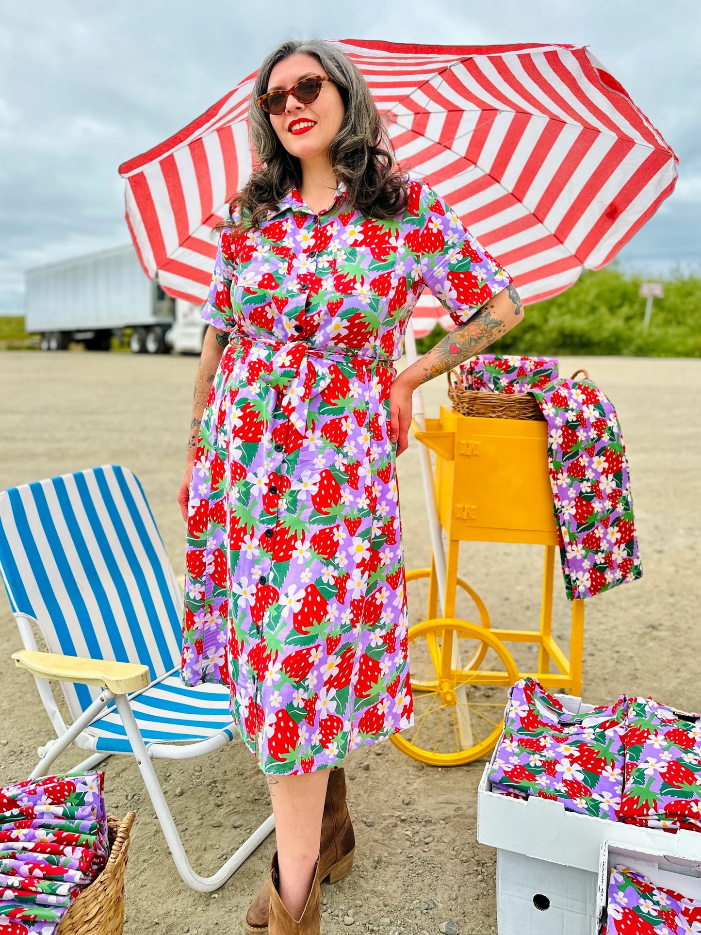 Berries Holiday Dress