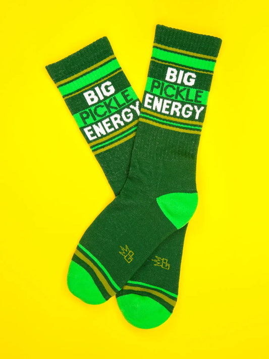 Big Pickle Energy Gym Crew Socks
