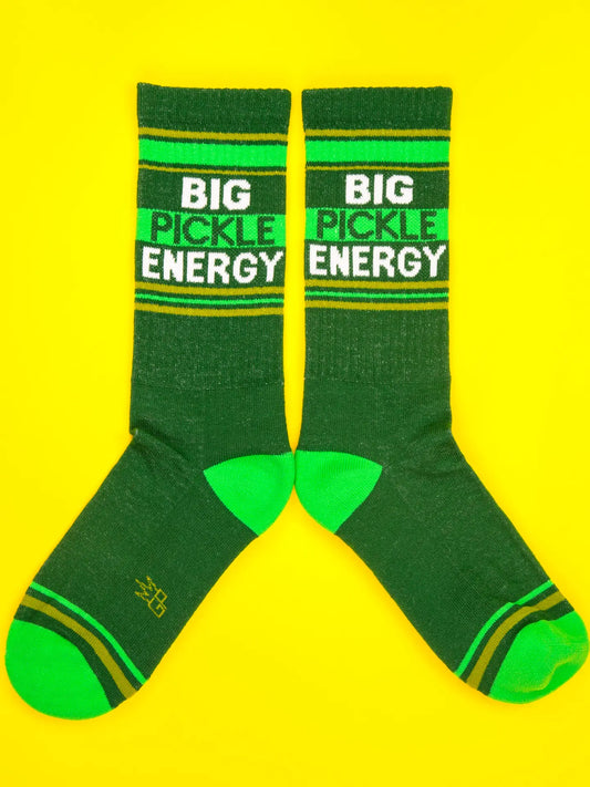 Big Pickle Energy Gym Crew Socks