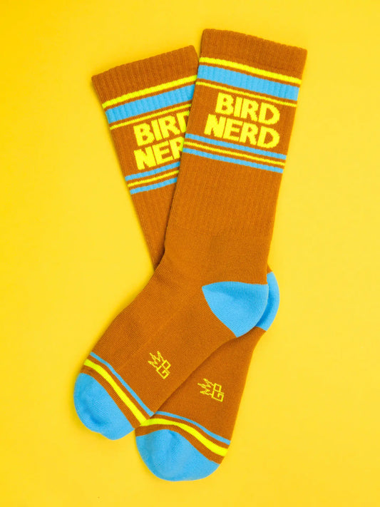 Bird Nerd Gym Crew Socks