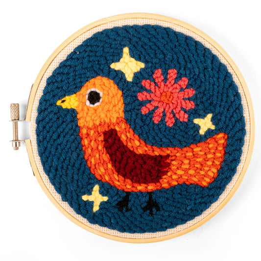 Bird Punch Needle Kit by Kikkerland
