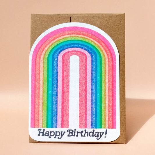 Birthday Rainbow Card