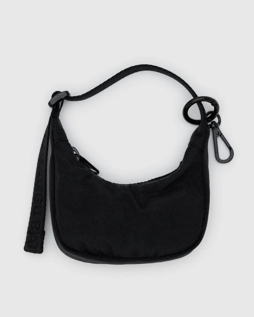 Black Crescent Baggu Bag Charm