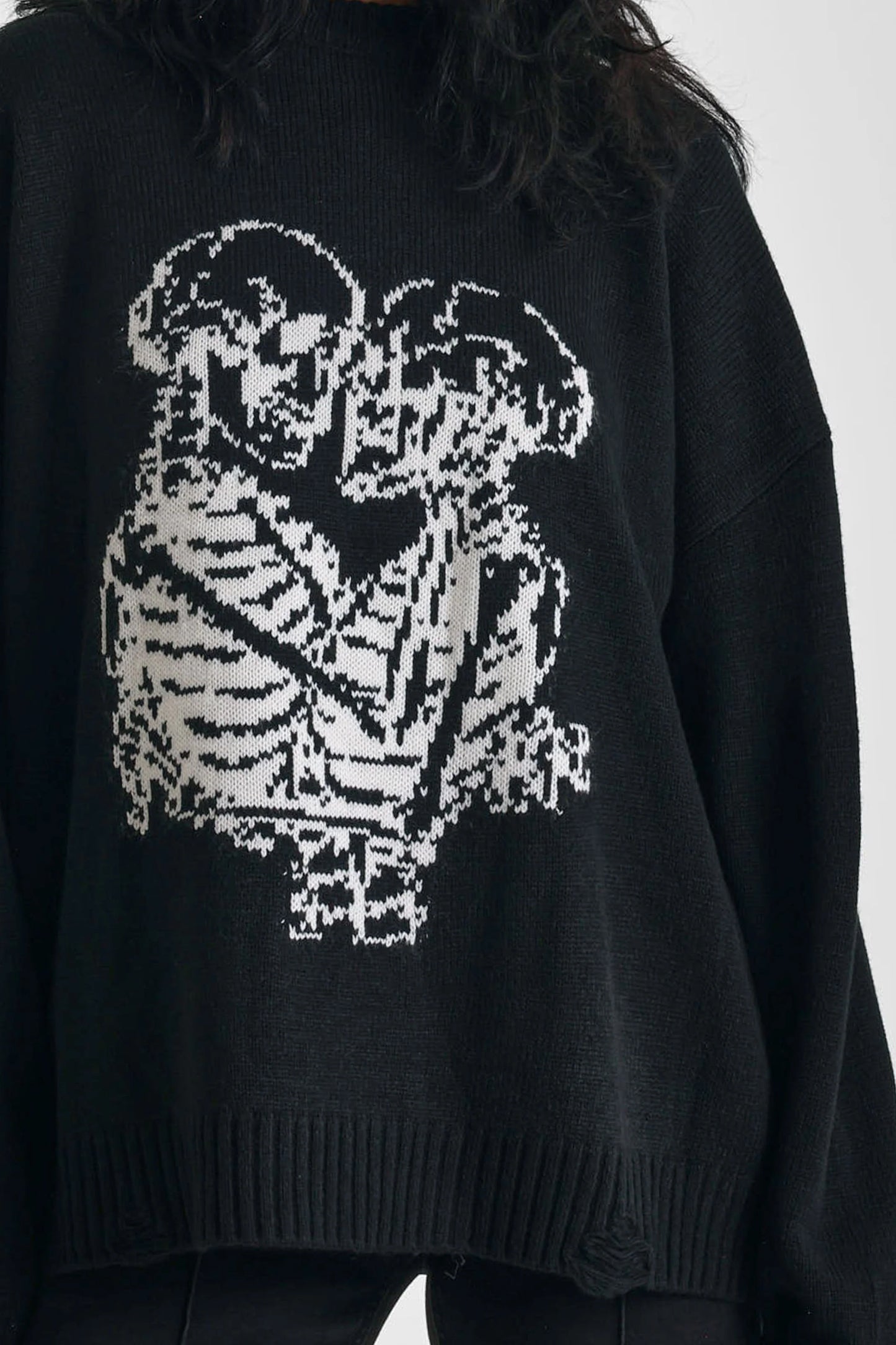 Black Everlasting Sweater by Ragged Priest