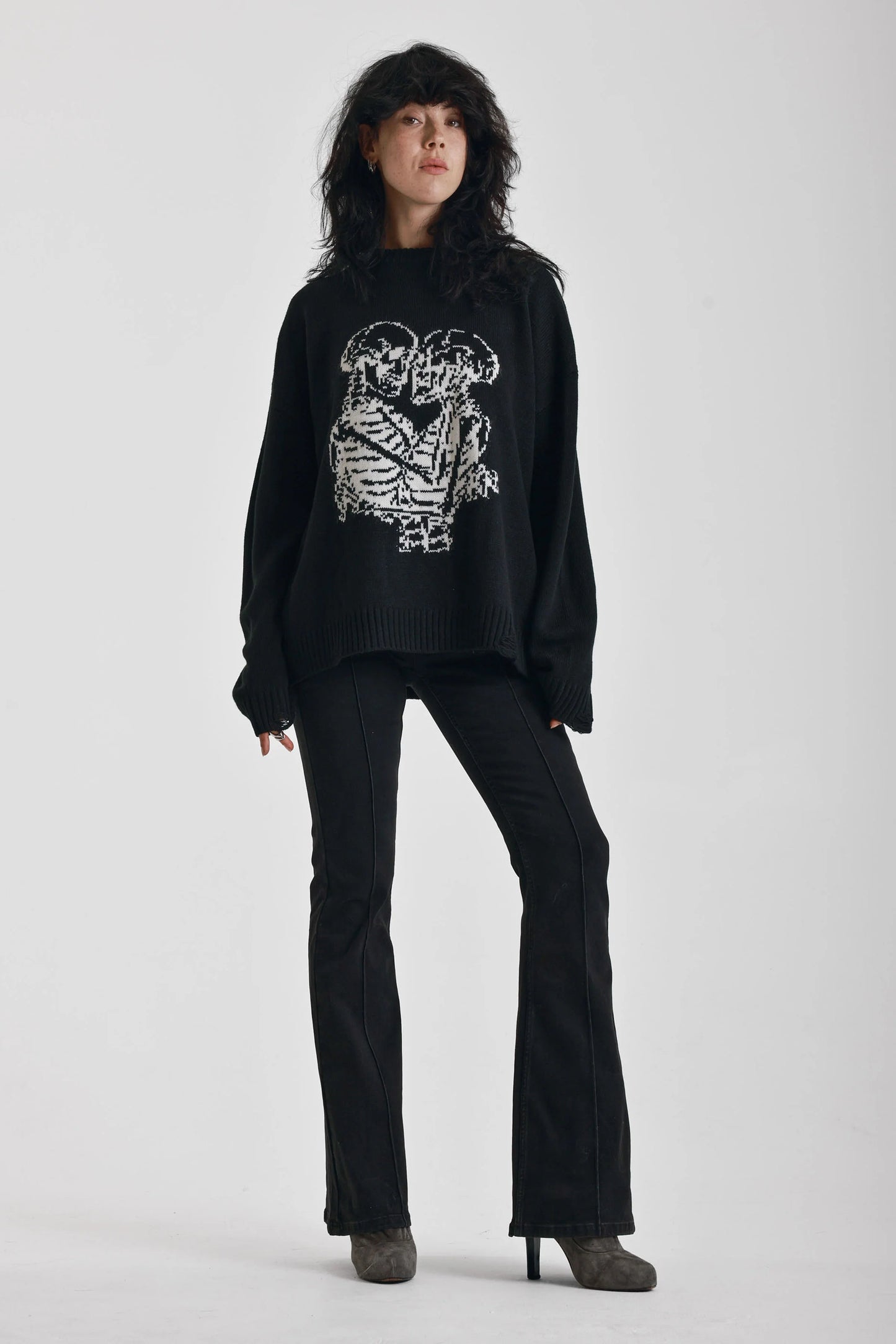 Black Everlasting Sweater by Ragged Priest