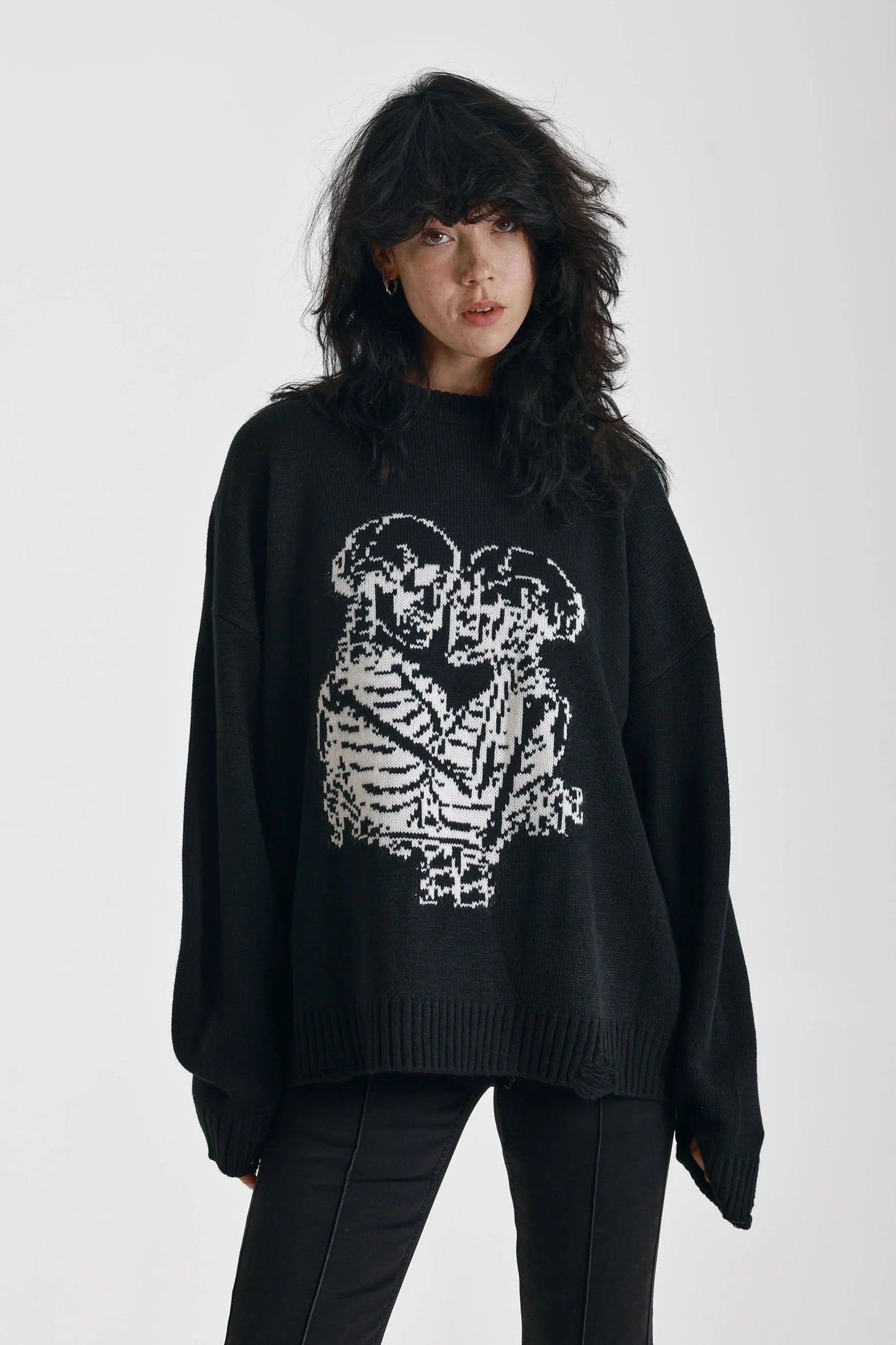 Black Everlasting Sweater by Ragged Priest