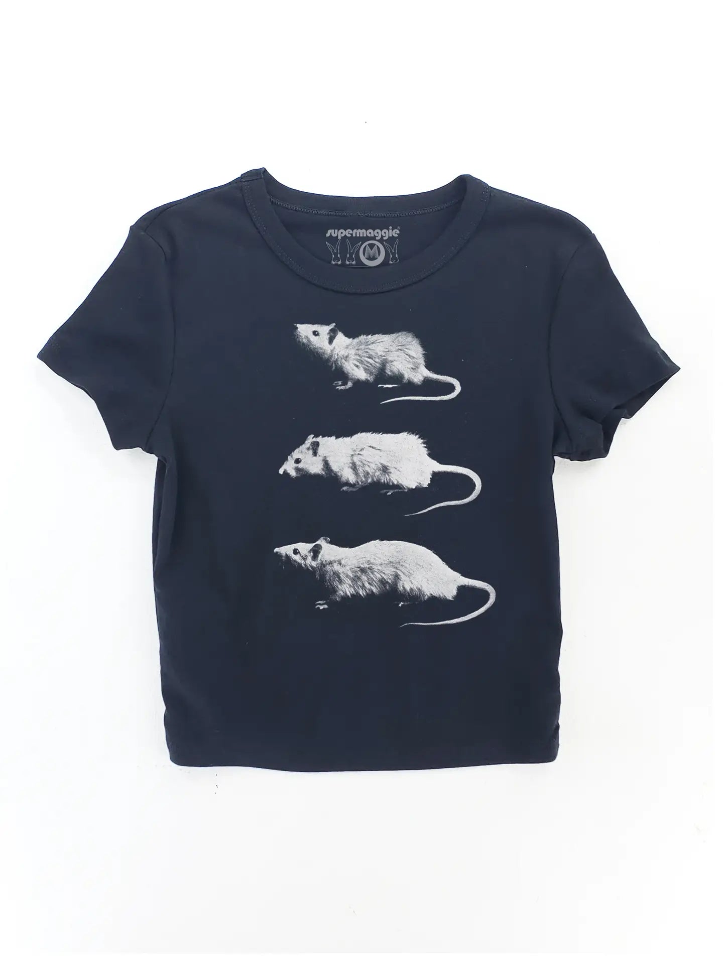 Black Rats Babe Baby Doll Tee by Supermaggie