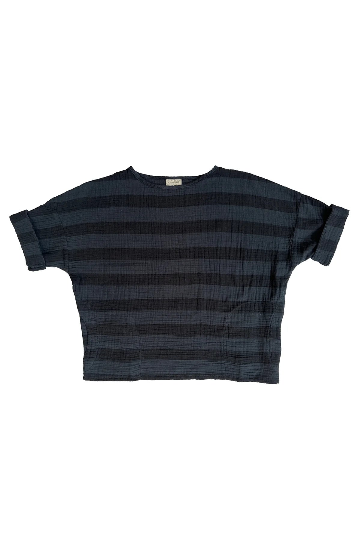 Black Stripe Izzy Top by Curator SF
