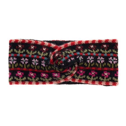 Black Tulip Headband by French Knot