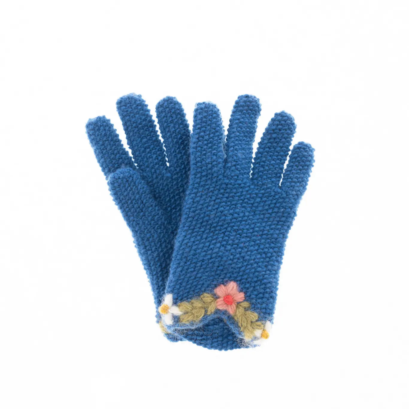 Blue Eleanor Gloves by French Knot